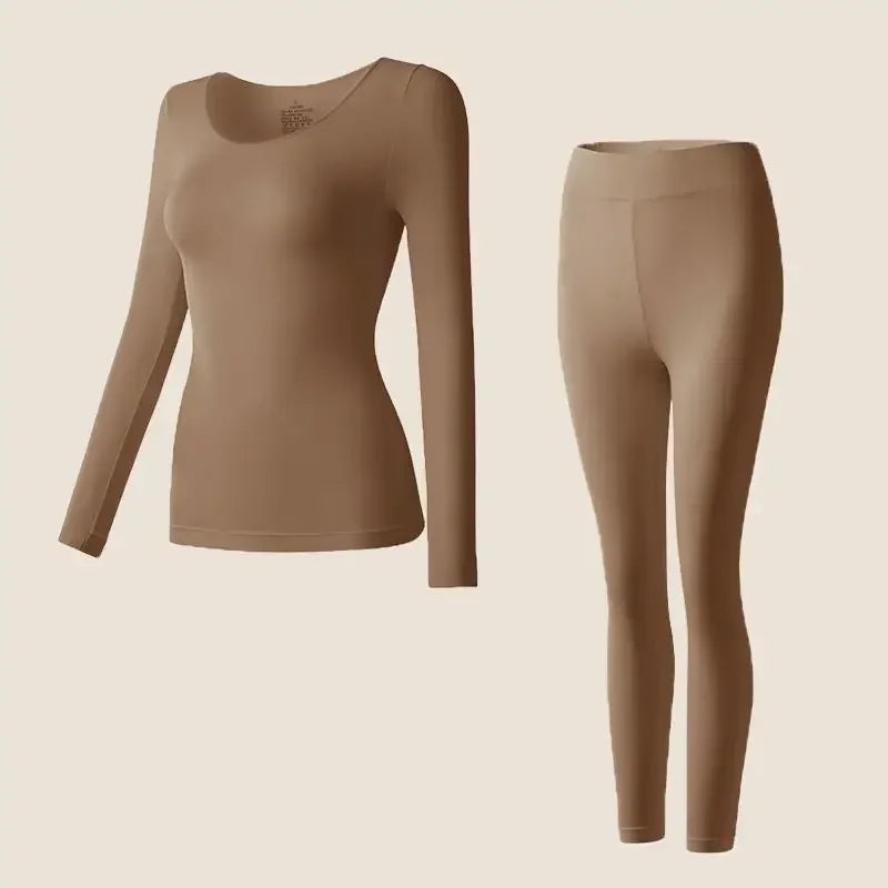 Set Intimo Termico Uomo Maglia Manica Lunga e Leggings
