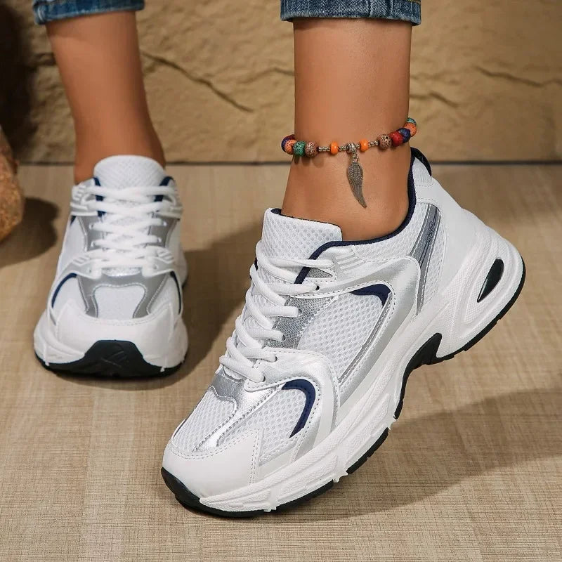 Sneakers Donna Chunky con Lacci