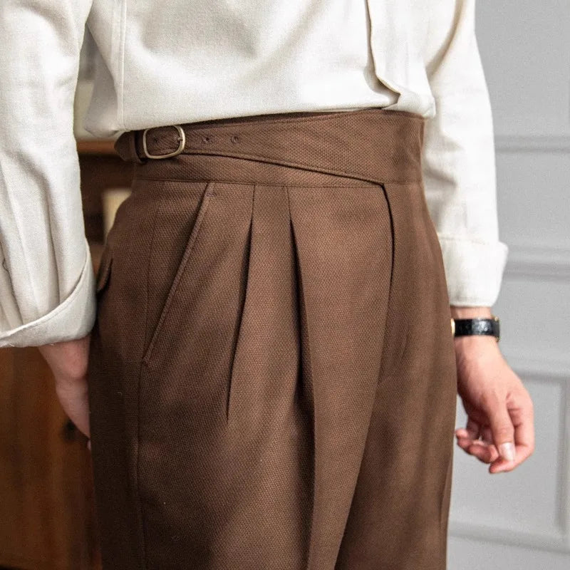 Pantaloni Uomo Eleganti Taglio Classico
