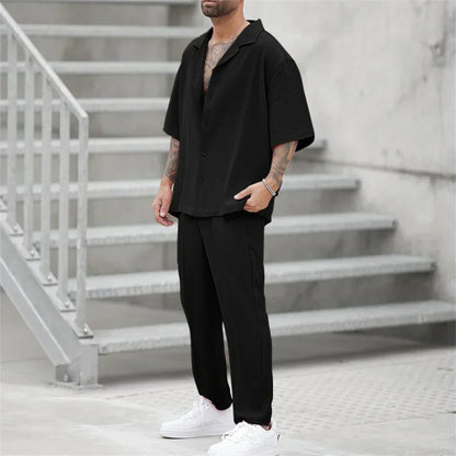 Completo Estivo Uomo Maglia Manica Corta e Pantaloncini