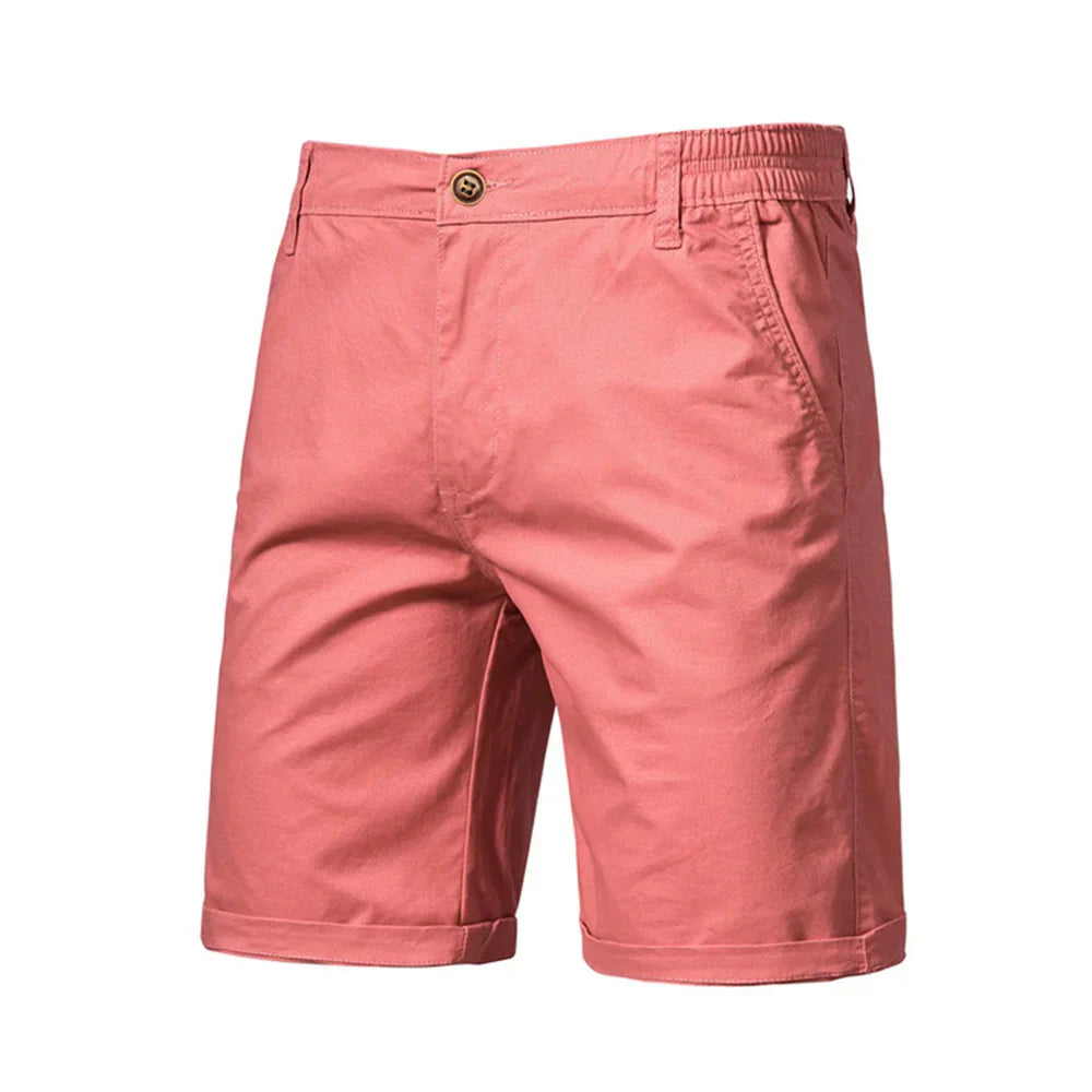 Pantaloncini Chino Uomo con Bottoni Casual