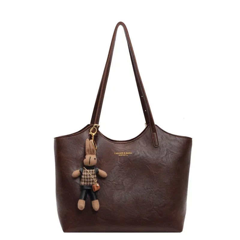 Borsa Donna Elegante Grande con Ciondolo Spalla