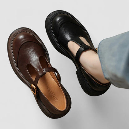 Scarpe Donna Casual Platform con Cinturino a T