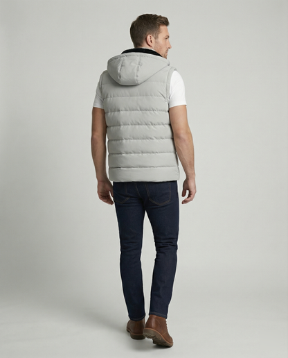 Smanicato Uomo in Pile Sportivo Slim Fit