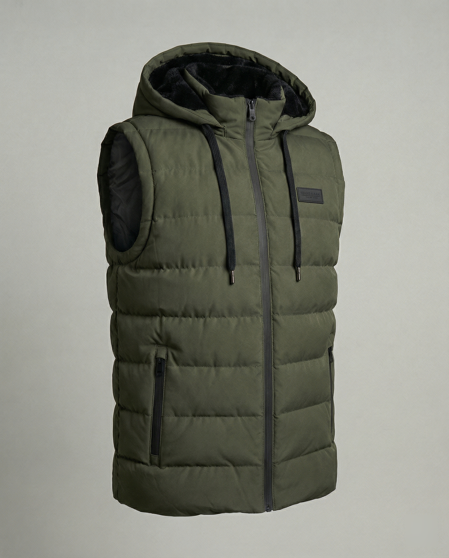 Smanicato Uomo in Pile Sportivo Slim Fit