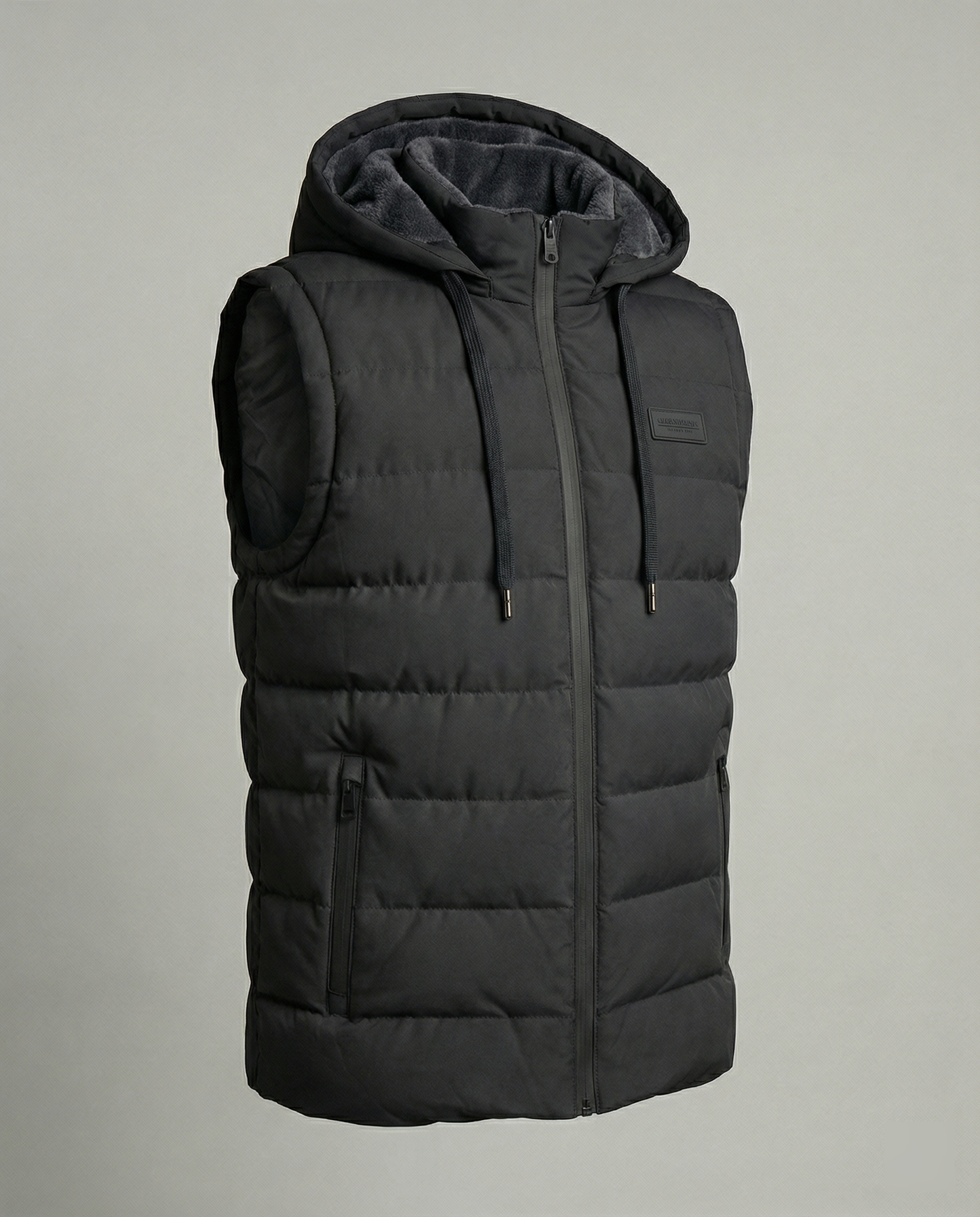 Smanicato Uomo in Pile Sportivo Slim Fit