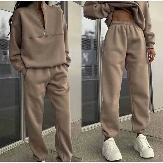 Completo Donna Maglia e Pantaloni in Maglia Casual - Brentozzi