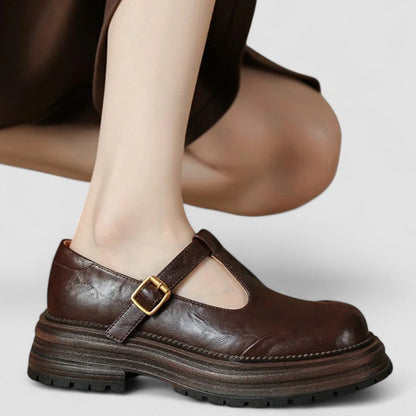 Scarpe Donna Casual Platform con Cinturino a T