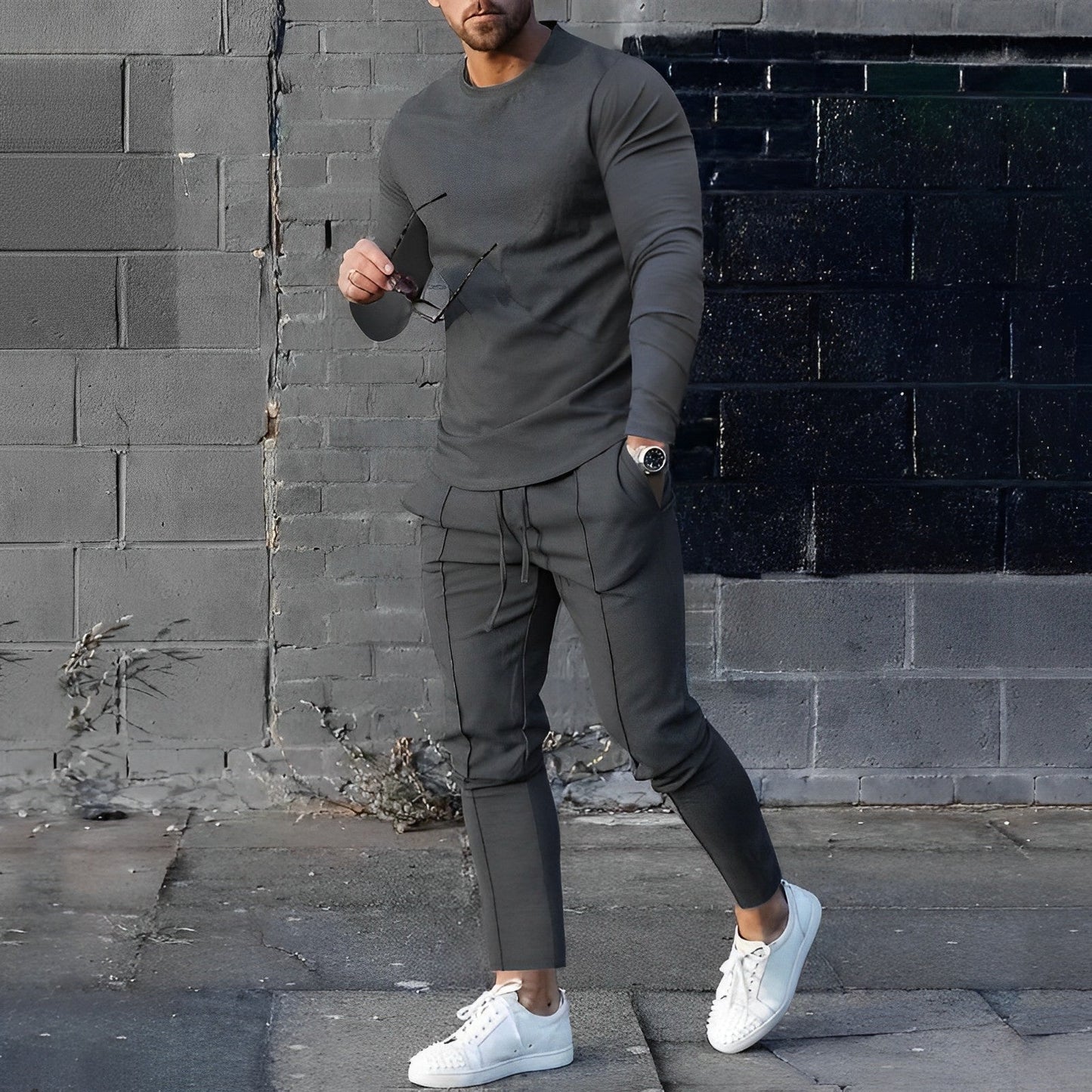 Completo Uomo Due Pezzi Maglia e Pantaloni