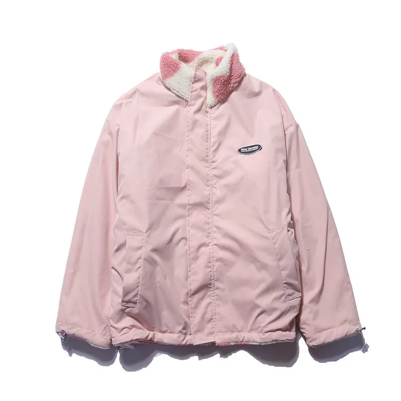 Giacca Donna Calda Stile Cuori Autunno Inverno