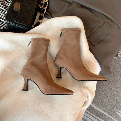 Stivaletto Donna Punta Stretta Elegante