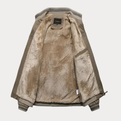 Bomber Uomo Casual Design Classico Vestibilità Comoda