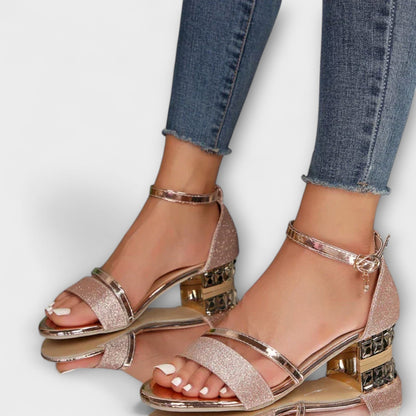 Sandali Donna Eleganti Punta Aperta