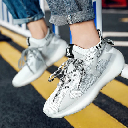 Sneaker Uomo Ortopediche in Mesh con Lacci