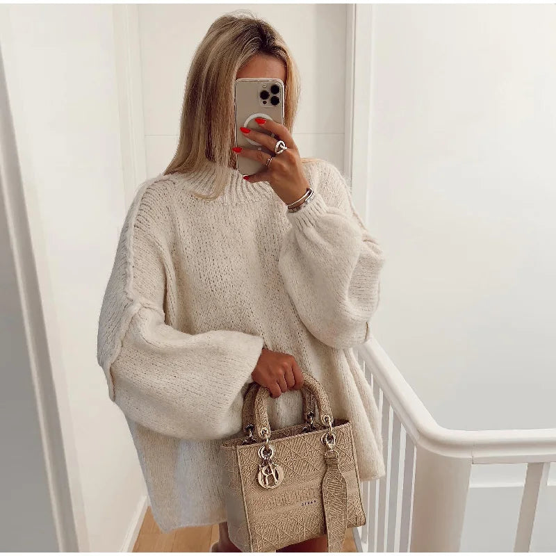 Maglione Donna Oversize in Maglia Morbida