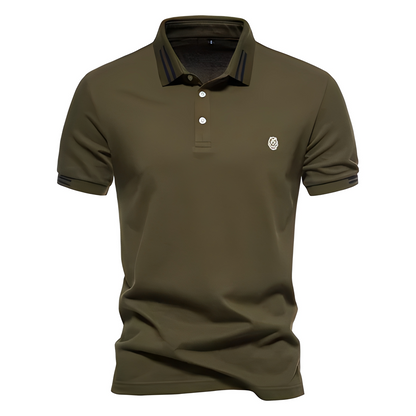 Polo Uomo Elegante Manica Corta Classica