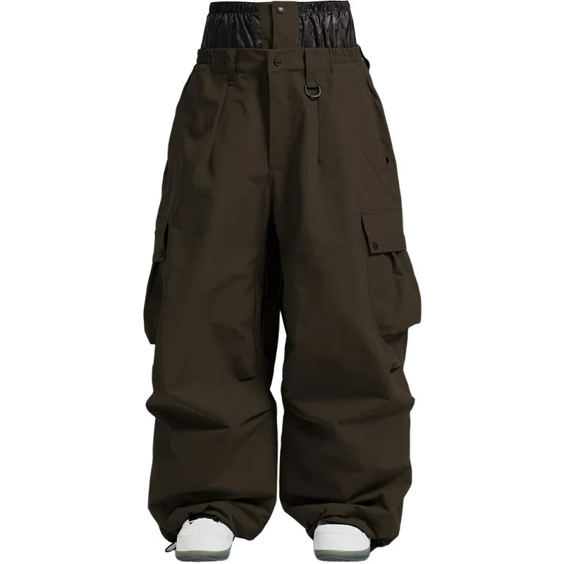 Pantaloni Unisex Vita Elasticizzata Gamba Larga Comodi