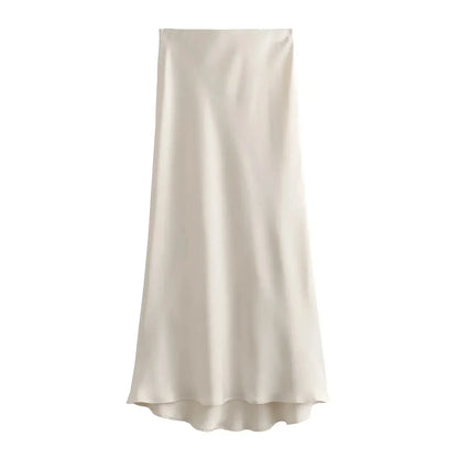 Gonna Maxi Donna con Superficie Strutturata