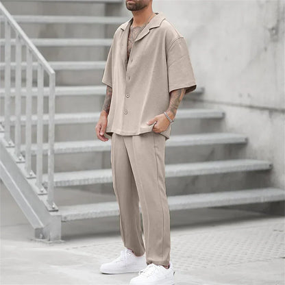 Completo Estivo Uomo Maglia Manica Corta e Pantaloncini