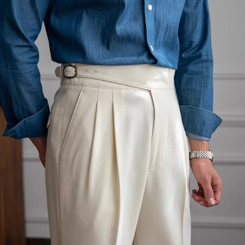 Pantaloni Uomo Eleganti Taglio Classico - Brentozzi