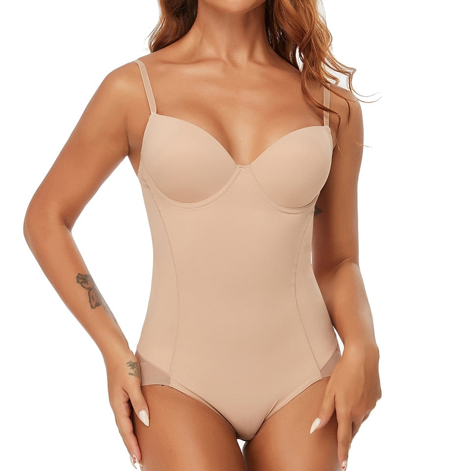 Body Donna Monopezzo con Sostegno Sottopetto e Spalline - Brentozzi