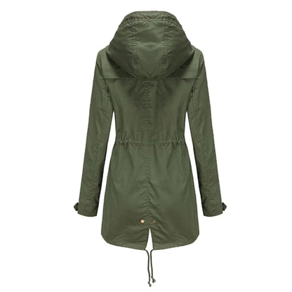 Giacca Antipioggia Donna Impermeabile per Attività Outdoor
