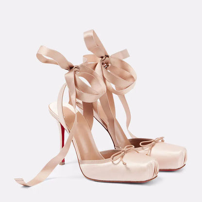 Décolleté Donna Stile Ballerina Punta Quadrata - Brentozzi