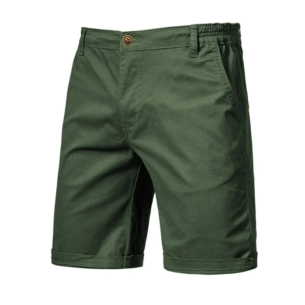 Pantaloncini Chino Uomo con Bottoni Casual