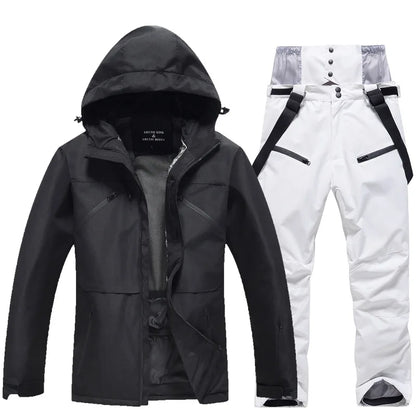 Tuta Sci Unisex Set Due Pezzi Stile Funzionale Invernale