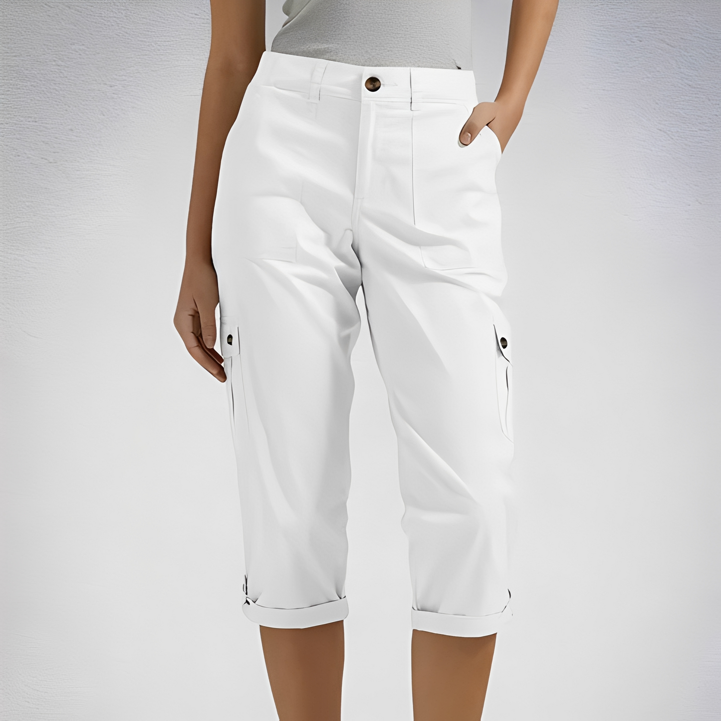 Pantaloni Donna Moderni Taglio Largo