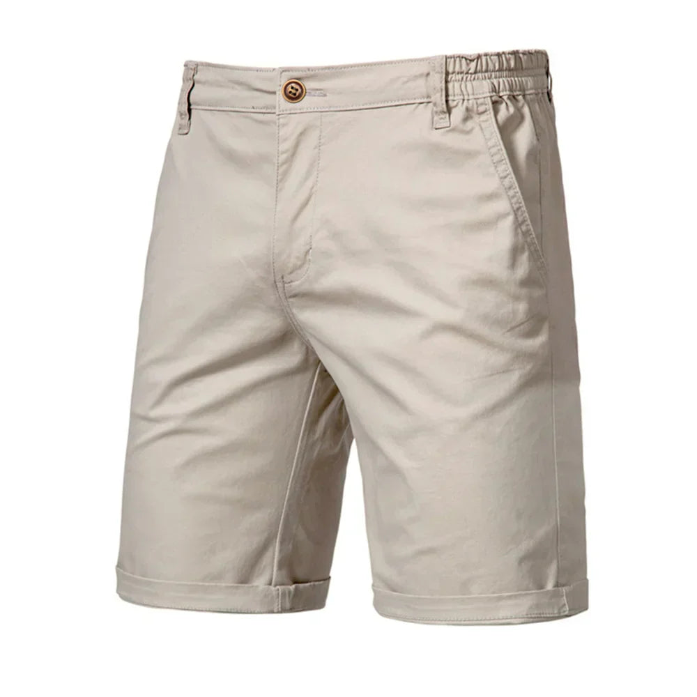Pantaloncini Chino Uomo con Bottoni Casual