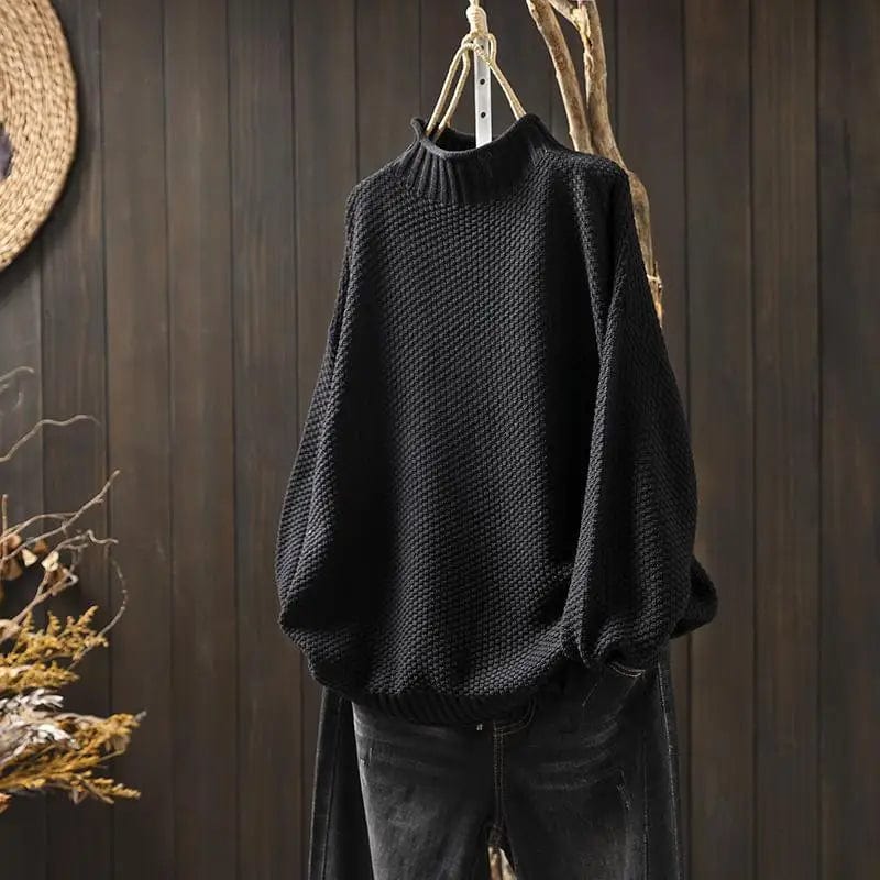 Maglione Donna Dolcevita Morbido Vestibilità Ampia