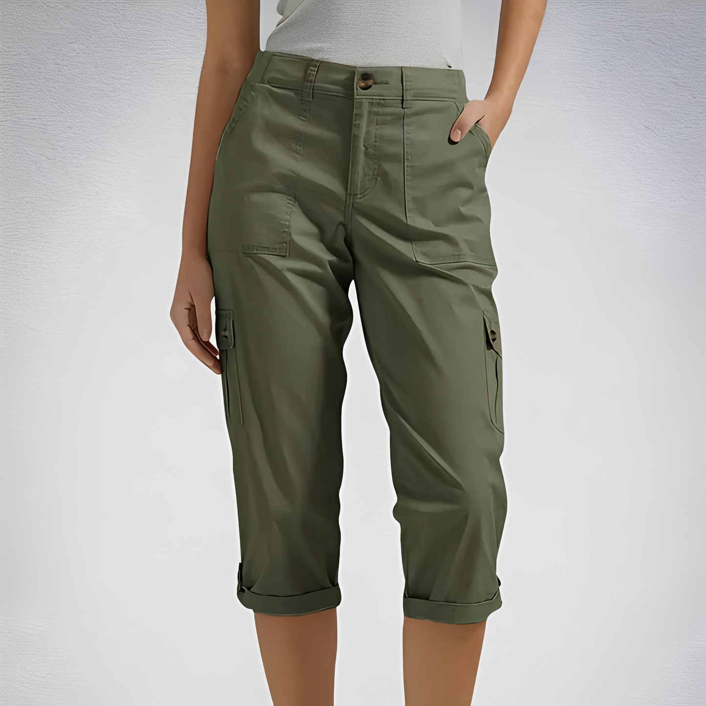Pantaloni Donna Moderni Taglio Largo