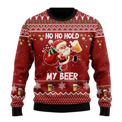 Maglione Uomo con Motivo Design Taglio Moderno