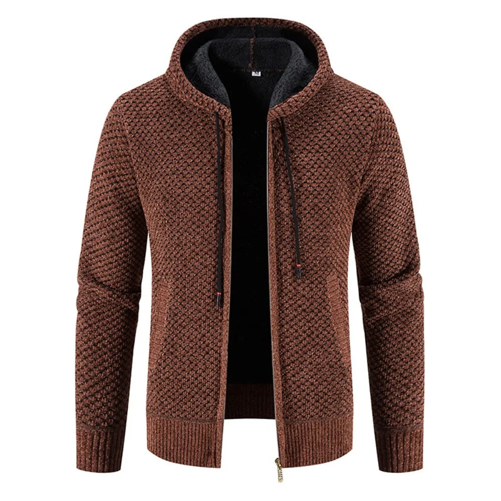 Cardigan Uomo Maglia Calda Stile Invernale