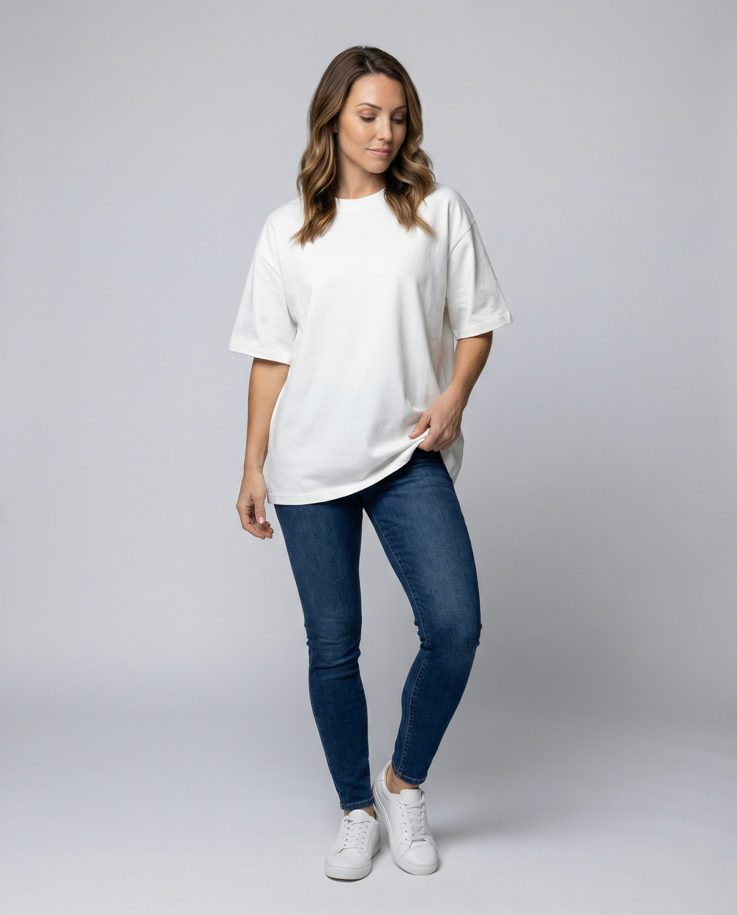 T-shirt Donna Oversize Cotone Morbido