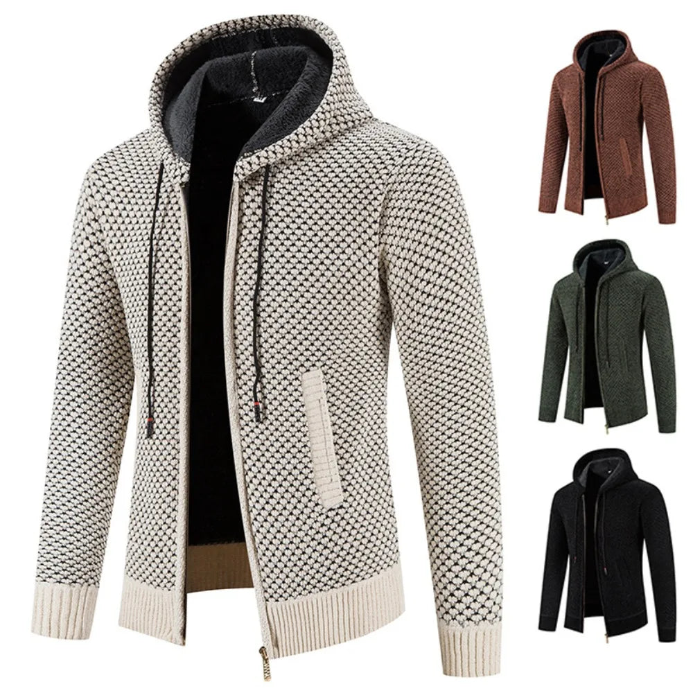 Cardigan Uomo Maglia Calda Stile Invernale - Brentozzi