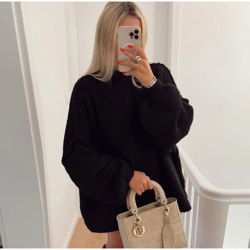 Maglione Donna Oversize in Maglia Morbida