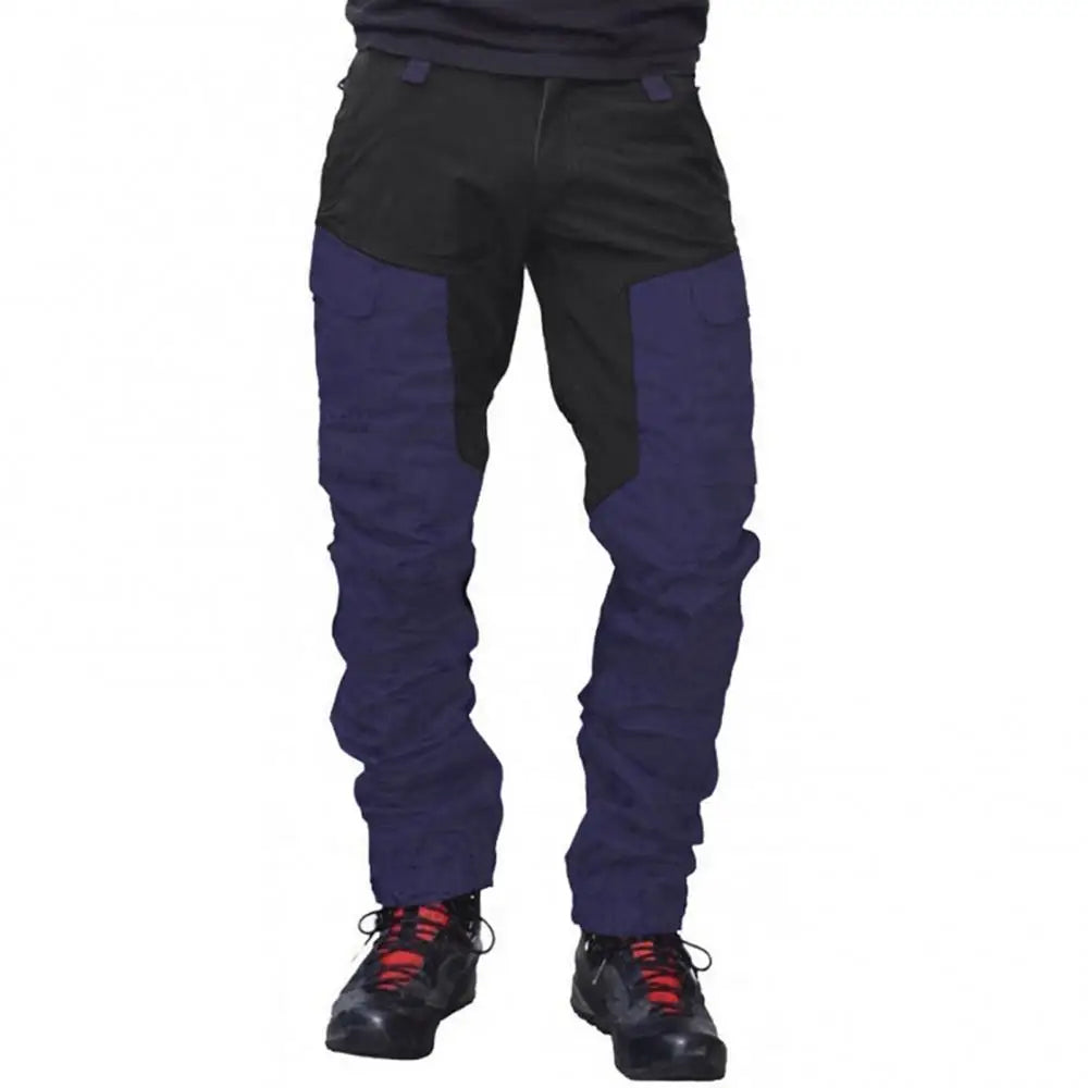 Pantaloni Cargo Uomo Tessuto Tecnico Lavoro Funzionale