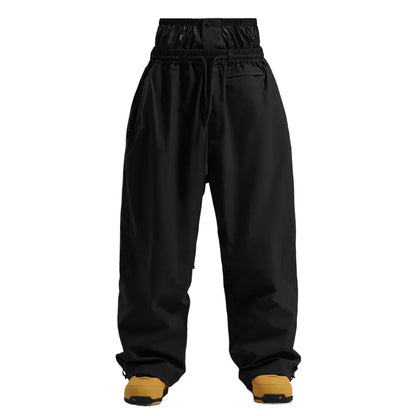 Pantaloni Sci Unisex Stile Cargo Vestibilità Larga