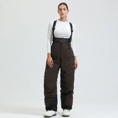 Pantaloni Sci Unisex con Bretelle Funzionali Invernali