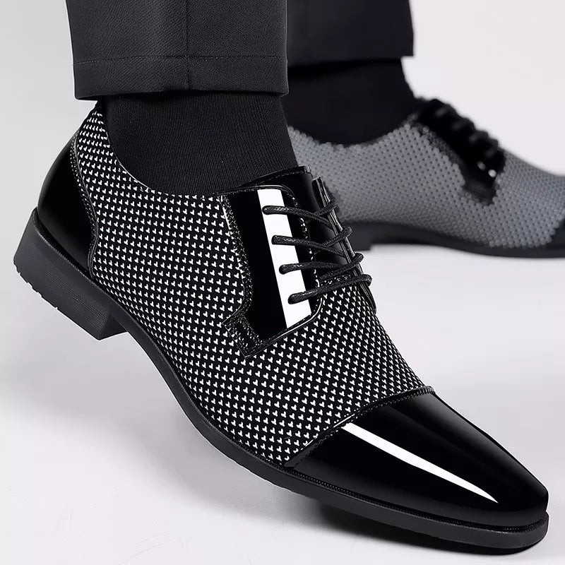 Scarpe Uomo in Pelle con Strass Eleganti
