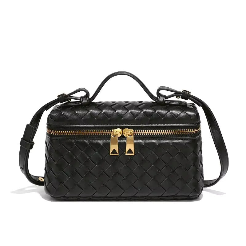 Borsa Donna in Ecopelle Intrecciata Elegante Versatile - Brentozzi