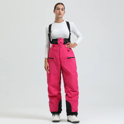 Pantaloni Sci Unisex con Bretelle Funzionali Invernali