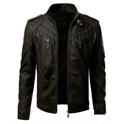 Giacca Uomo in Pelle Classica Comfort