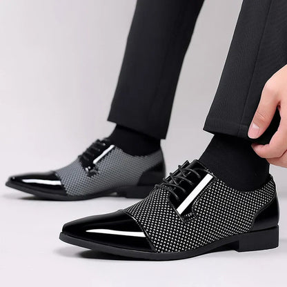 Scarpe Uomo in Pelle con Strass Eleganti - Brentozzi