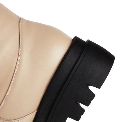 Stivale Sopra Ginocchio Donna Elegante Slim