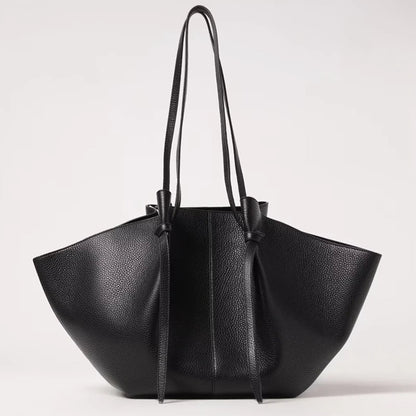Borsa Tote Donna con Fiocco e Manici Lunghi Ampi