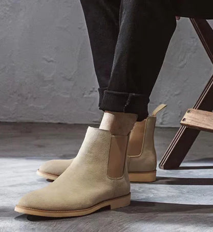 Scarpe Uomo Slip-On con Inserti Elastici