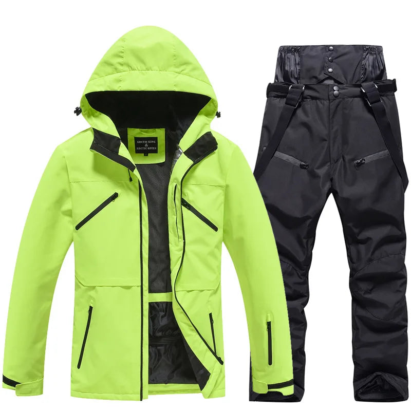 Tuta Sci Unisex Due Pezzi Giacca Pantaloni